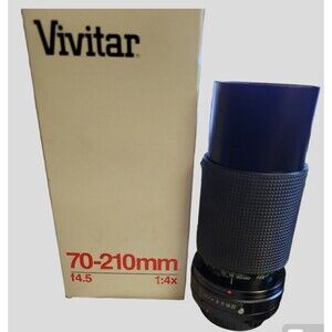 Vivitar Lens 70-210 mm f4.5-f5.6 Macro 1:4x M/MD